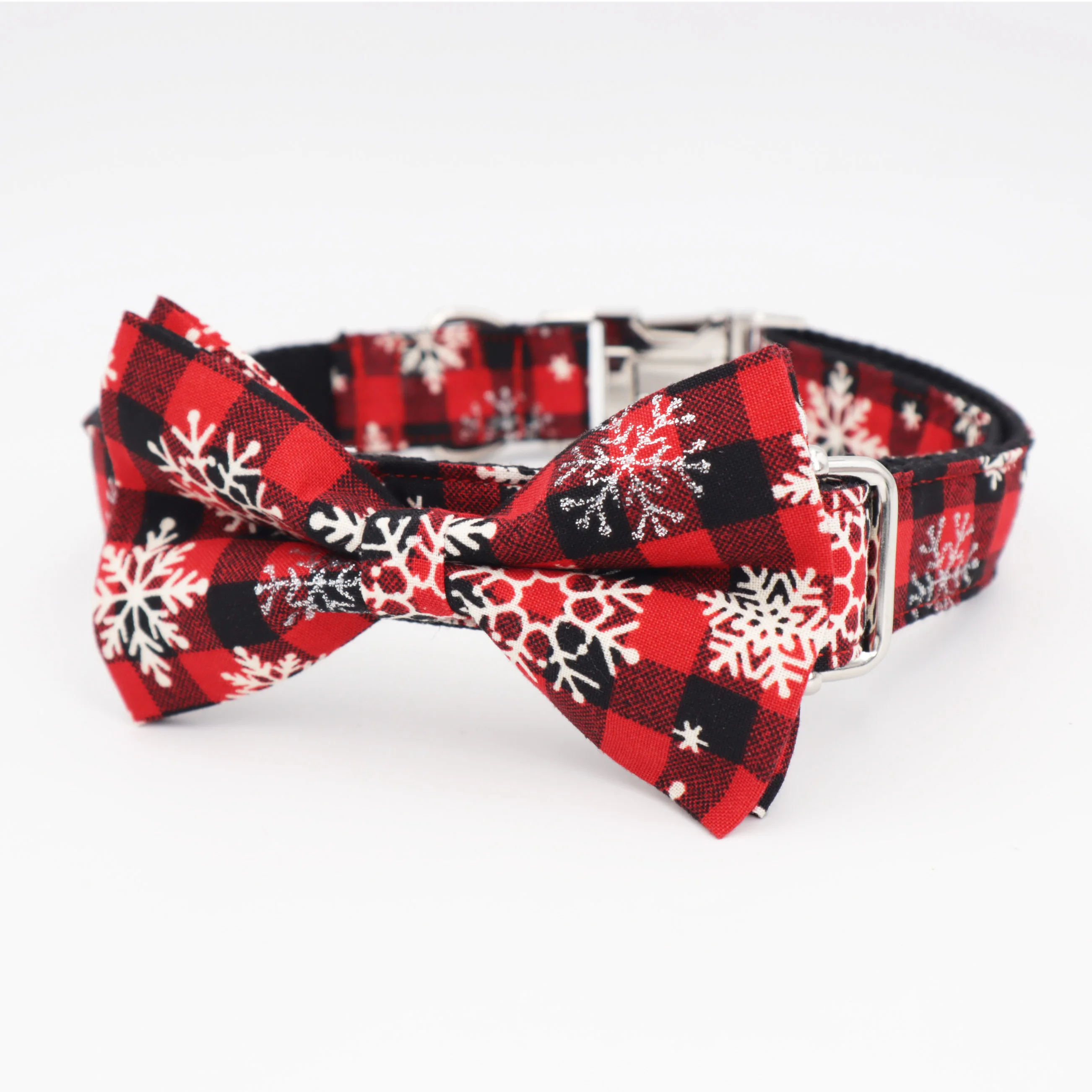 Cena Świąteczna obroża dla psa, metalowa klamra duża i dla małych psów i obroża dla kota akcesoria dla zwierząt