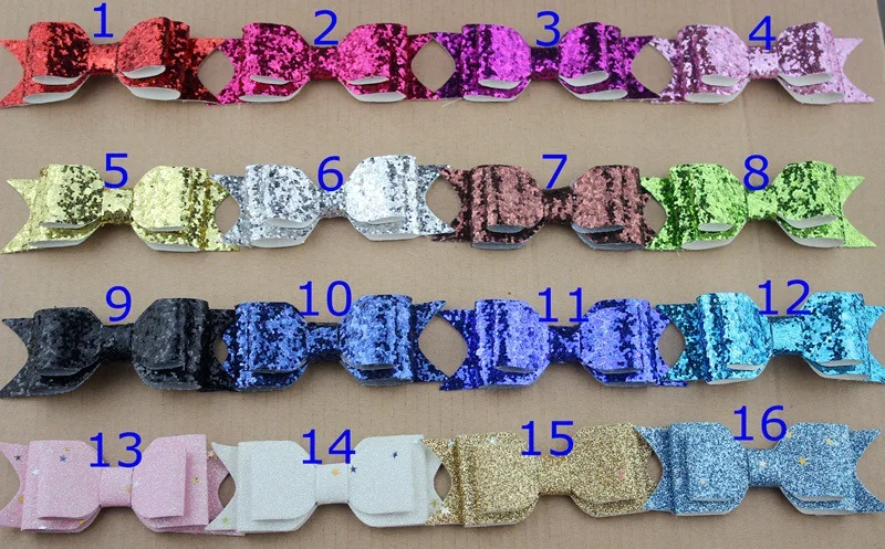 11 цветов, женская заколка для волос UBS с бантом, модный головной убор в европейском и американском стиле, популярные блестящие аксессуары для волос для детей