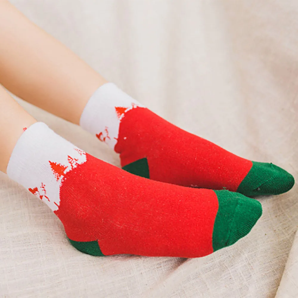 Детская обувь; носки; Новинка; 5 пар; милые рождественские Повседневные носки для малышей; милые носки унисекс; обувь для новорожденных; chaussure enfant