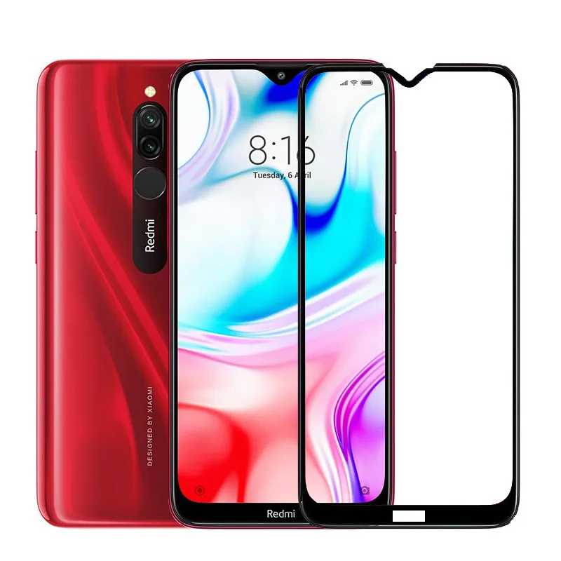 HD закаленное стекло для xiaomi Red mi 8 Защитная пленка экрана Hong ksio 6 22 дюймов|Защитные