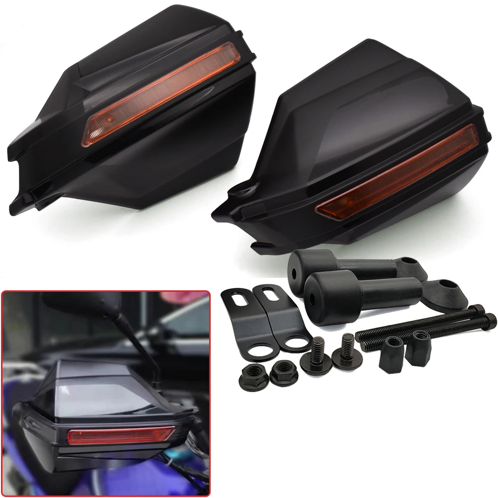 Motorcycle Handguard Handle Hand Guards Protector System For kawasaki versys 650 z900 z1000 suzuki africa twin Accessories | Автомобили и