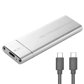 

Enclosure NVME M-Key to Type C Adapter Case USB 3.1 to M.2 NVME PCIe SSD For NVME SSD USB3.1 to M.2 NGFF SATA SSD Case Box