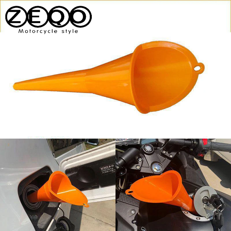 

Moto Oil Filling Neck Funnel Oil Plastic Dropper Car Refueling Filler For Harley Sportster 883 1200 Touring Dyna V-Rod Softail
