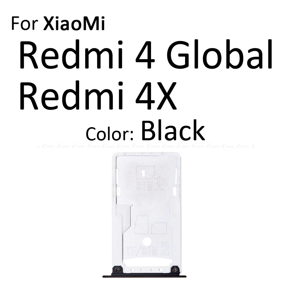 Высокое качество Micro SD/Sim карты лоток гнездо адаптера для Xiaomi Redmi Note 4 4X Глобальный Разъем Держатель Слот ридер контейнер