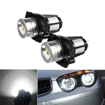 

2x White LED Angel Eyes Led Marker Lights Canbus For BMW 3 Series E90 325i 325xi 328i 328xi 330i 330xi 335i 335xi 2005-2008
