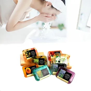 

Soap washing hand bath clean scented sheets soap 1pcs Flower essential Oil Soap treatment acne freckles soap most exquisite skin