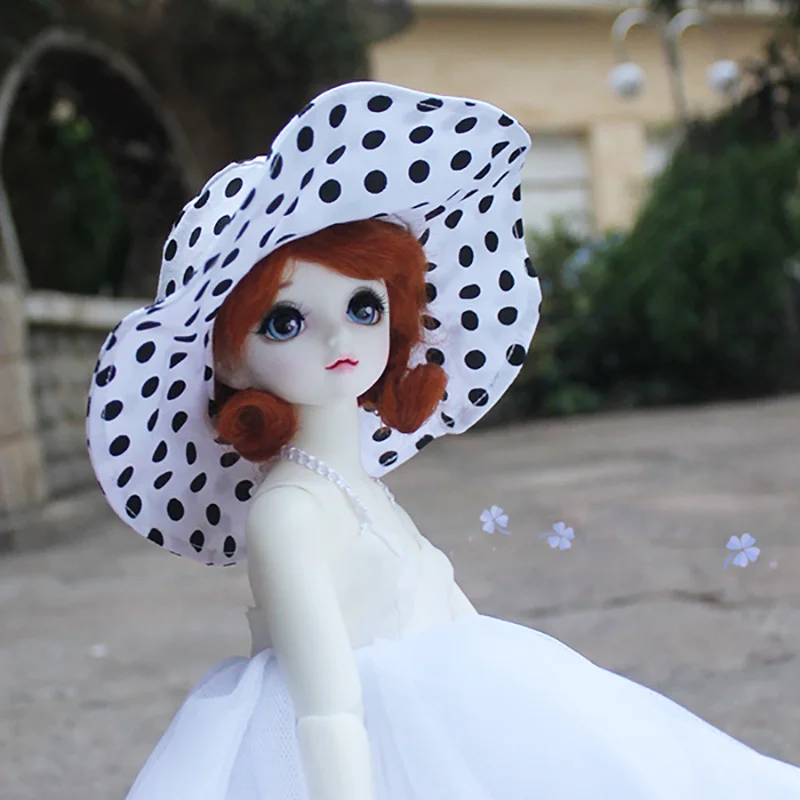 Allaosify BJD SD DD кукла blythe ткань 4 точки 3 точки гигантские детские украшения шляпа от солнца ткань шляпа кукла