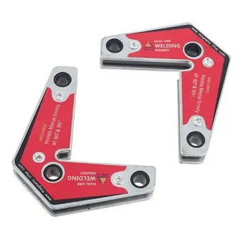 

2Pcs MW3-6090S Strong Welding Corner 60°/90° Magnetic Holder