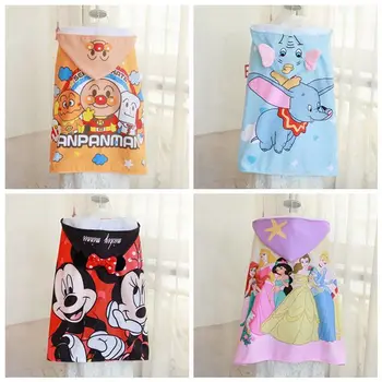 

Cartoon Mickey Minnie Donald Duck Daisy Winnie Dumbo Anpanman Princess Children Bath Towel Bathrobe Beach Bathrobe Blanket