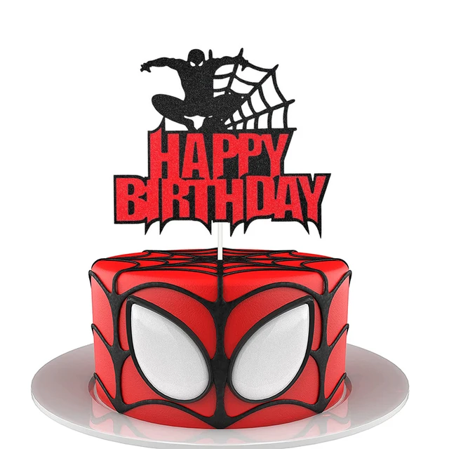 12 décors spiderman pour gâteau