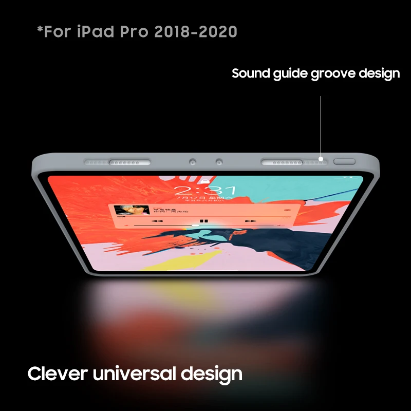 SUAIOCE Protective Tablet Case For iPad Pro 2021 11 12.9 Case Anti-bend Shockproof Cover Matte Clear Back For iPad Pro 11 inch