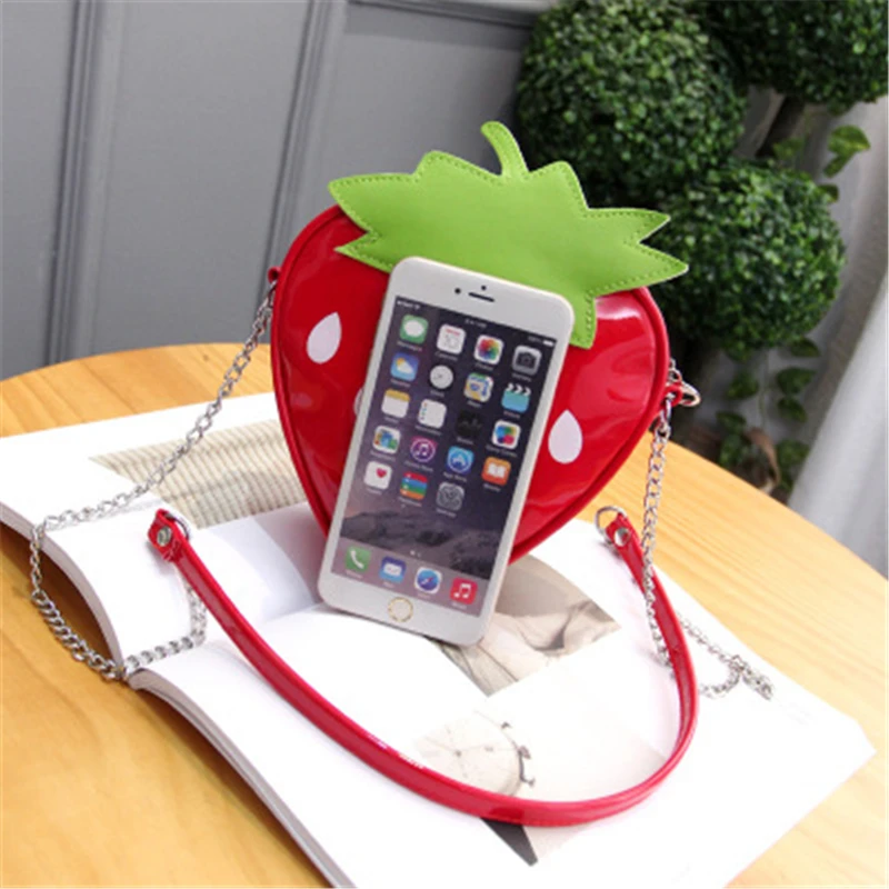 Children girl Shoulder Bags Crossbody bag Strawberry fashion Backpacks Schoolbag Baby Small Backpack Bag Gift