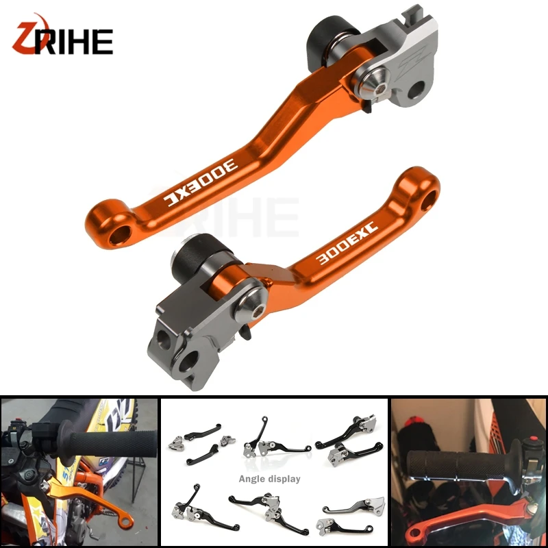 

Motorcycle Dirt Bike Brake Clutch Levers Motorcross Alunimun handle levers For KTM 300EXC 300 EXC (SIX DAYS) 2014 2015 2016 2017