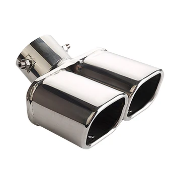 

FOR HAVAL F7 F7X Tail pipes exhaust tip muffler глушитель автомобиля насадка глушителя muffler Stainless Steel Auto Accessories