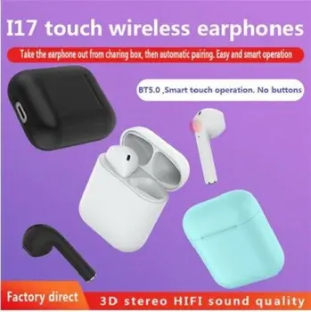 

Auriculares i17 TWS Bluetooth Earphones Mini Wireless Earbuds Stereo Headsets Pop Up Headphone PK i12 i15 i20 i30 i100 i500