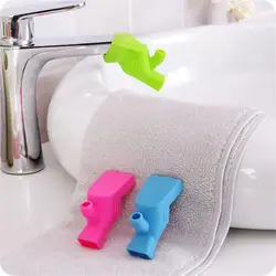 Prolongateur de robinet en Silicone coloré pour enfants, déviateur d'eau du robinet, dispositif de lavage pour enfants, évier de cuisine, salle de bains, soins pour bébés 