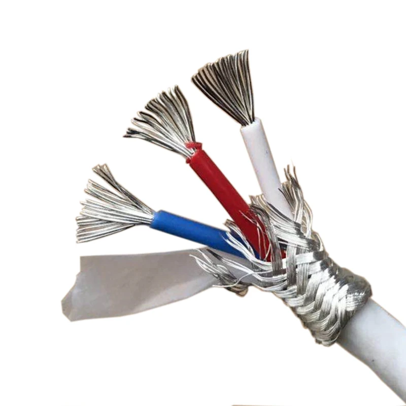 One meter 5N occ pure Copper silver cable for DIY HIFI audio RCA XLR | Электроника