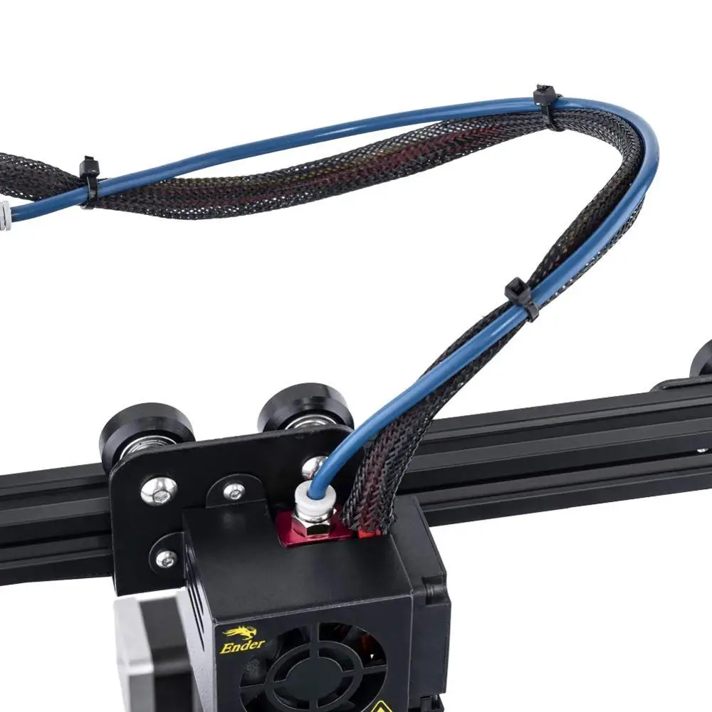 Capricorn Bowden ПТФЭ трубки серии XS 1M + MK8 набор для экструдера серого цвета 4 шт.