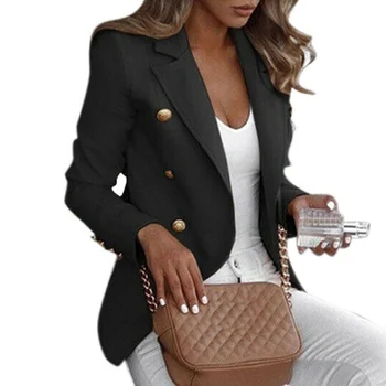 

Women Collar Blazer Suit Thin Jacket Ladies Business Formal Coat Plus Size 5XL NYZ Shop