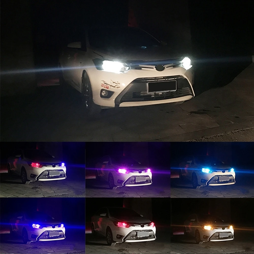 Hviero T10 W5W RF Control RGB Led Reading Light RGB T10 LED 194 168 Car Clearance Light License Plate Light Position Light 12V