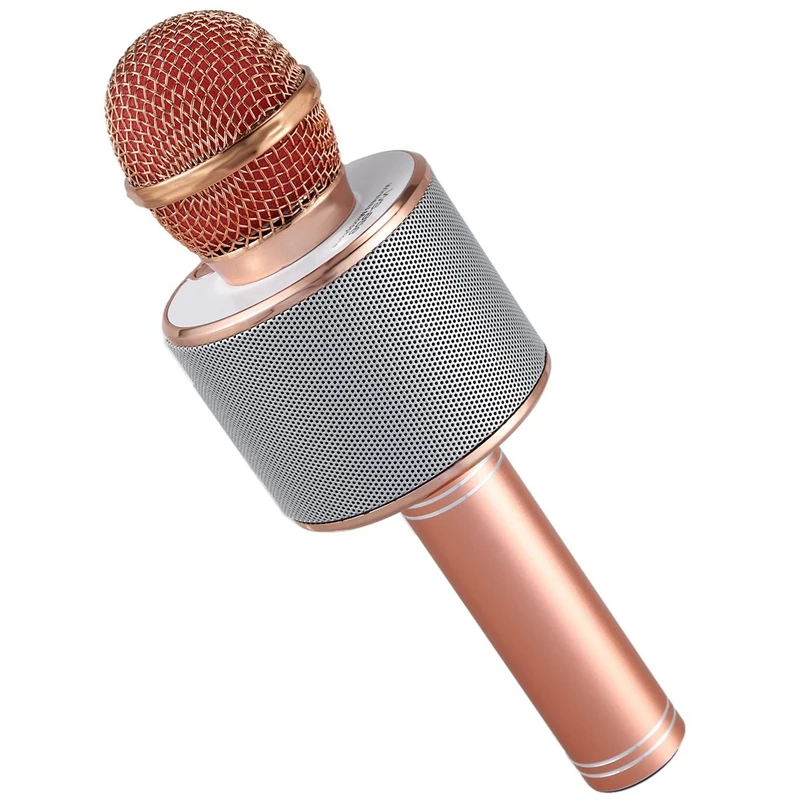 Беспроводной караоке микрофон Портативный Bluetooth мини домашний KTV для