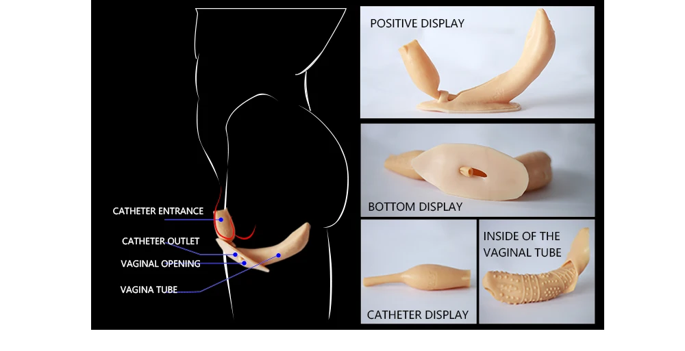 High End Realistic Silicone Penetrable Fake Vagina Panties Underwear 7th Generation No Oil No Fade Crossdresser Sissy crossdressing (10)