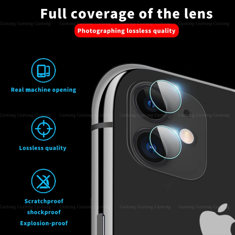 Пленка для объектива камеры 9D защитная пленка iPhone 11 pro max XS X XR MAX 8 7 Plus 11pro 2 1