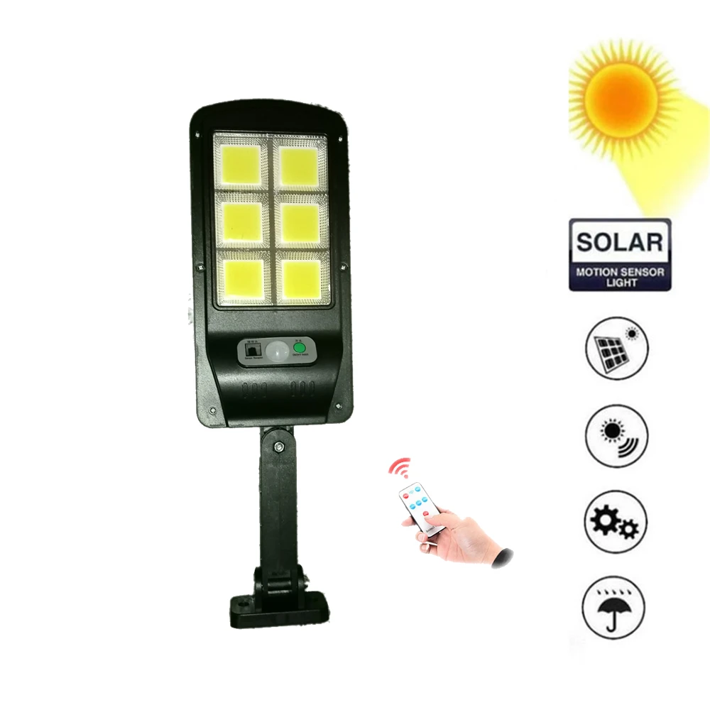 

solar light lamp floodlight reflector Wireless PIR Motion Sensor Night LED Powered Rechargeable Waterproof Outdoor Yard Garden S