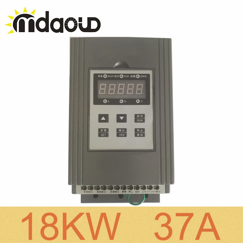 380 В трехфазный 18KW/37A мягкий стартер для трехфазного асинхронного двигателя переменного тока белка клетки двигателя