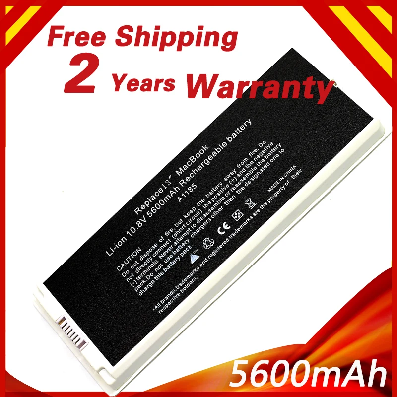 A1185 Аккумулятор для ноутбука Apple MacBook 13 &quotA1181 (2006-2009 лет) MA561 MA566 MA566J/A MA566FE/A MA255 MA472 MA699