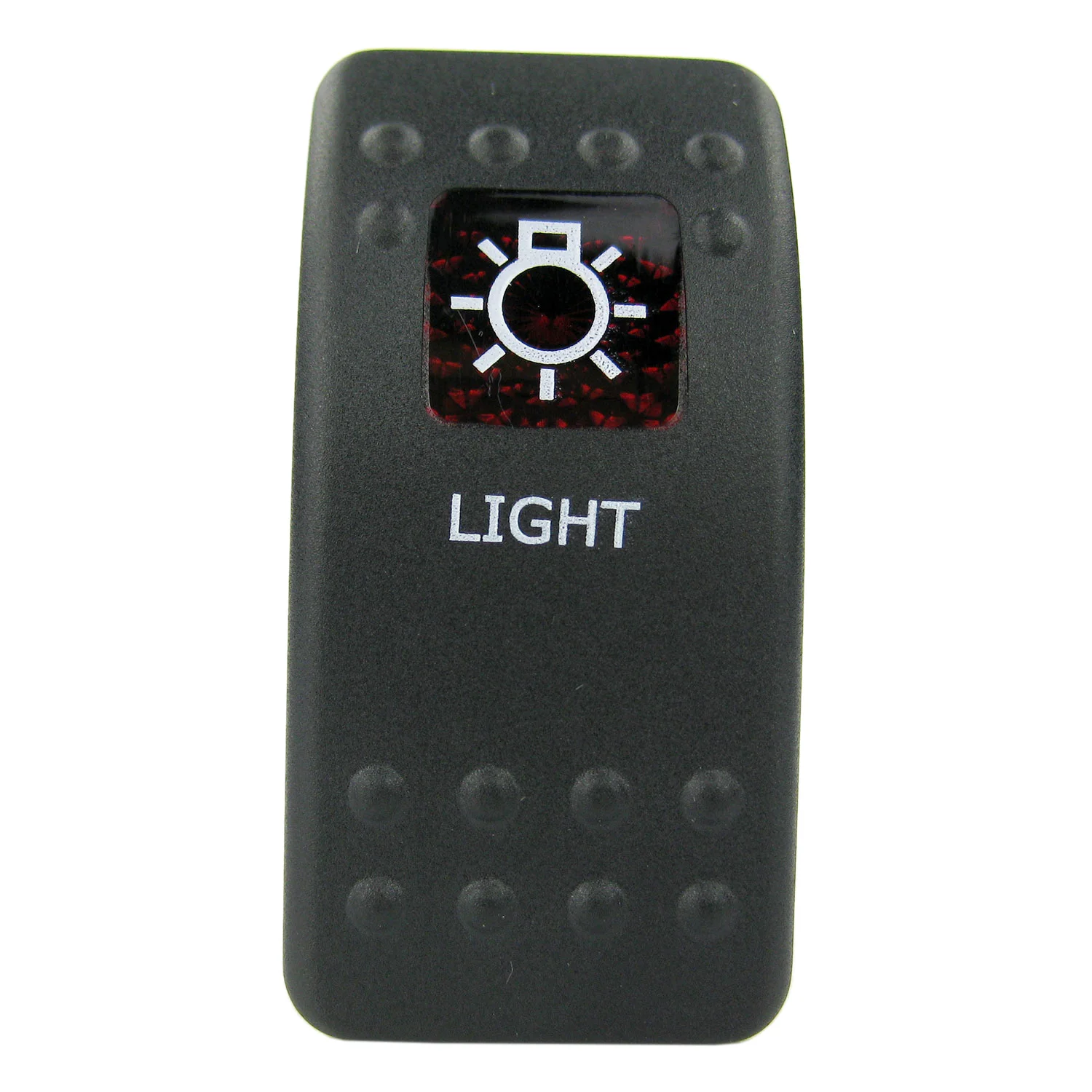 Светильник для лодки на выключенном перекидном выключателе красный