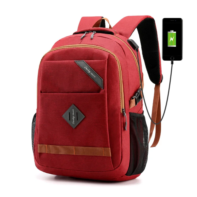 

Male Female 15.6inch New Backpack Laptop USB Recharging Multi-layer Space Teenage School Bag Girls Boys College Backpack Mochila