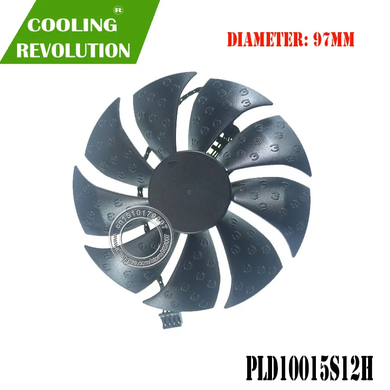 97Mm Dc12V Dc12V 0.55A Ventola Grafica A 4Pin Per Evga Rtx 2080 Ti Kingpin