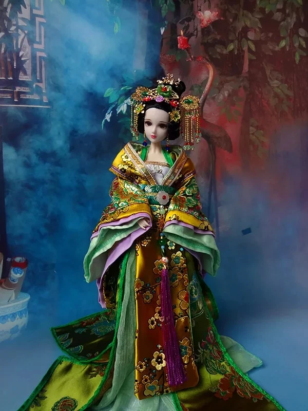 Китайские костюмы периода куклы, DIY куклы(FS0613