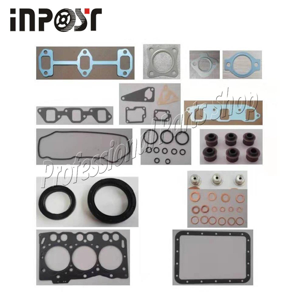 

Engine Full gasket set kit for Yanmar engine : 3TNE68 3D68 3TNV68 3D68E