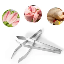 Нержавеющая сталь щипцы для удаления рыбных костей для удаления волос клещи Съемник щипцы Палочки-Up приборов для морепродуктов ремесла