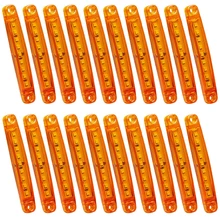 ^^Best Offers 20pcs/Set 9 LEDs Car Side Marker Lights Lamps Tail Light DC 24V ABS Plastic Car Bus Marker Light Waterproof ^^Best Offers 20pcs/Set 9 LEDs Car Side Marker Lights Lamps Tail Light DC 24V ABS Plastic Car Bus Marker Light Waterproof