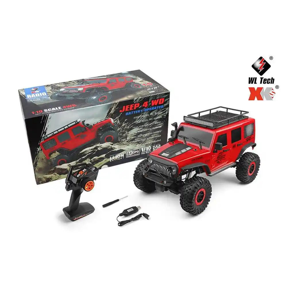 Wltoys 104311 1 10 2 4g 4wd Rc Car Rock Crawler Climbing Vehicle W Led Light Rtr Model High Speed Off Road Trucks Toy Rc Cars Aliexpress
