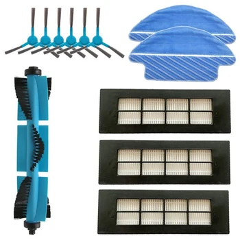 

Roller Brush Side Brush Mop Robot er Accessories Replacement for Conga 3090 Vacuum Cleaner