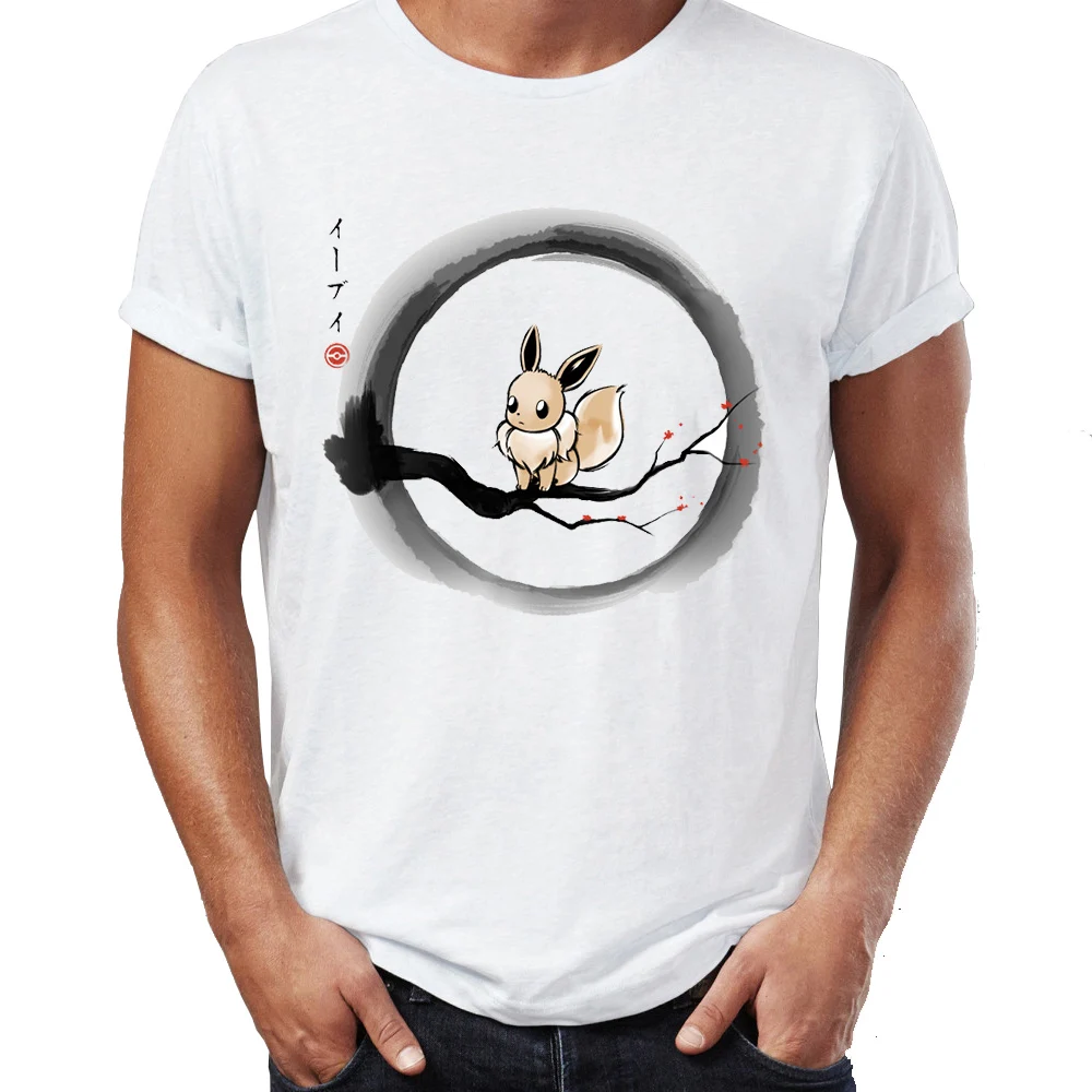 

Men's T Shirt Under the Moon Type One Pokemon Under the Moon Artsy Mens Tshirt Hip Hop Streetwear New Arrival Male Clothes