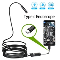 5.5/7mm Type c Endoscope 2m USB Snake Inspection Scope Camera Cars Repair Borescope Tool for Samsung Huawei Xiaomi Android Phone 1