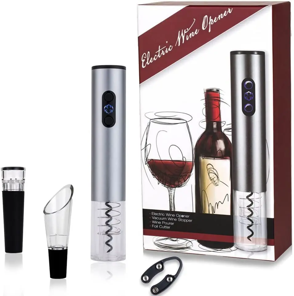 YCOO Electric Wine Opener Set Premium Stainless Steel Automatic