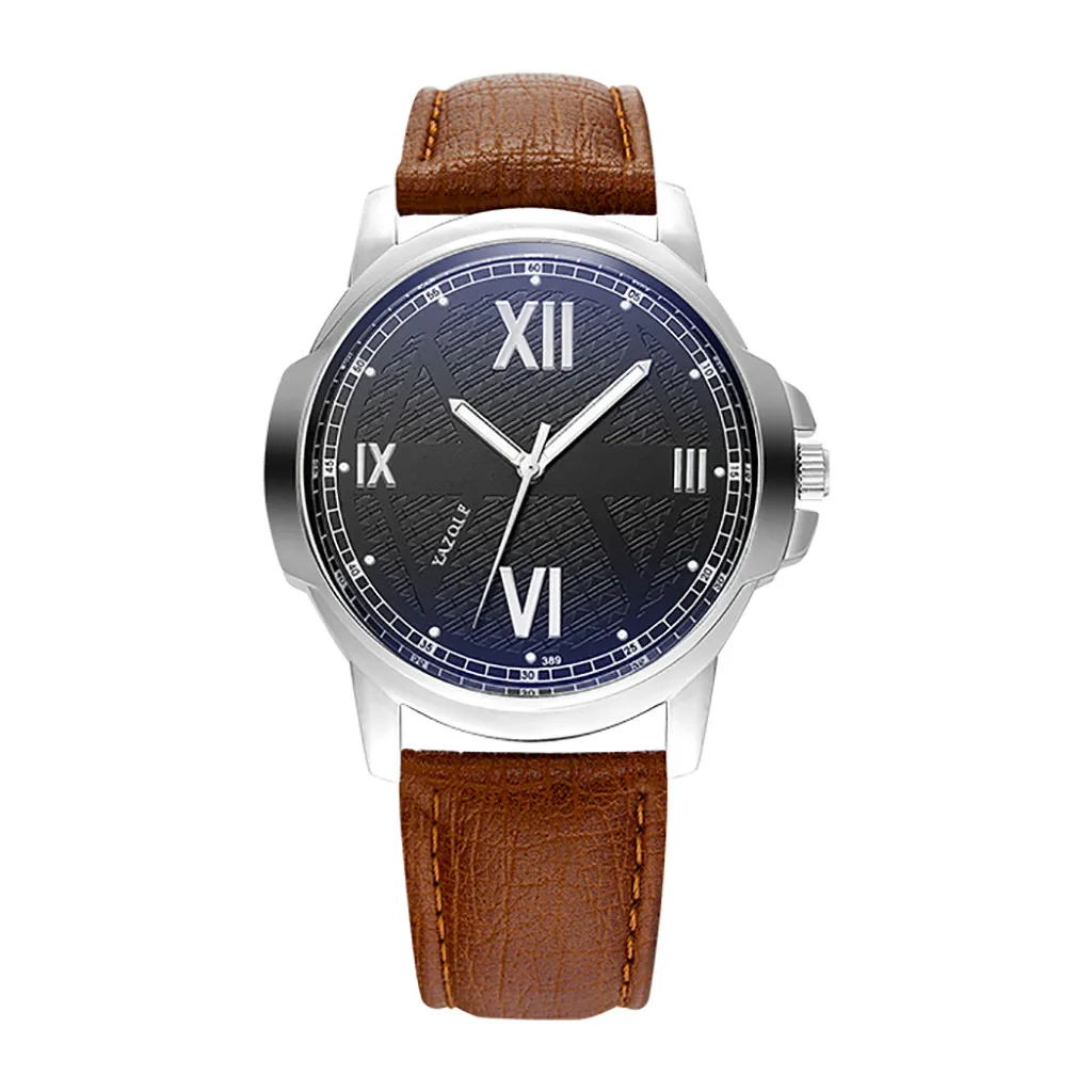 

Fashion Classic Blue Glass Dial Luminous Pointer Men's Quartz Wrist Watch Luxury Business Watches Clock relogio masculino