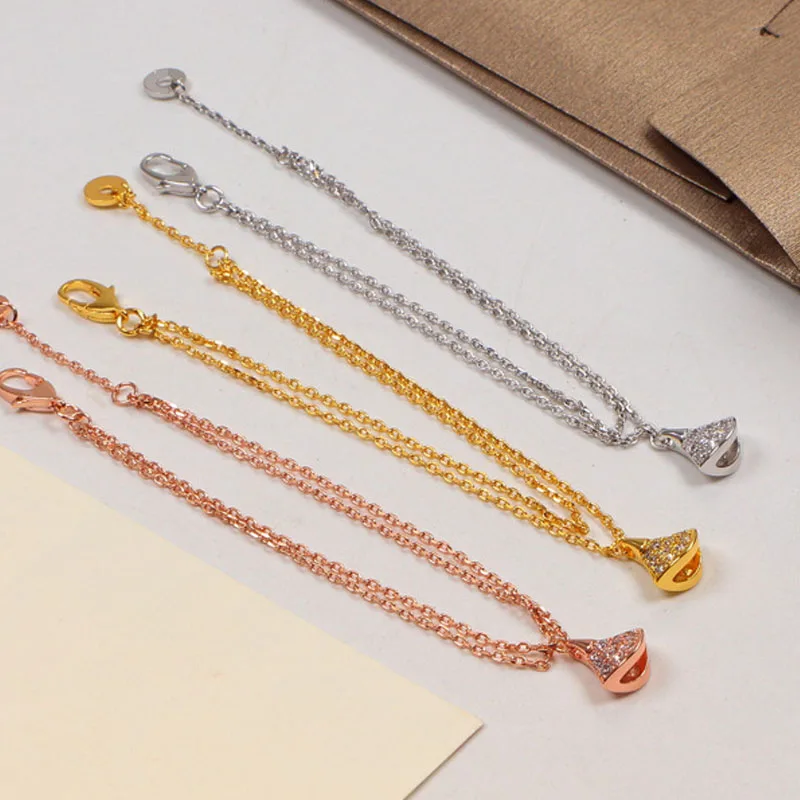 Браслет манжета дизайнер для женщин Золотая Роза модные подарки ювелирные изделия люксовый бренд из нержавеющей стали персонализированные удачу