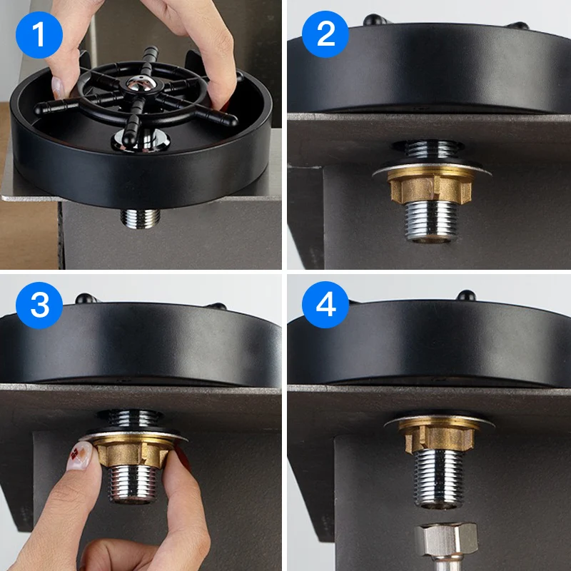 Waschmaschine Bar Glas Rinser Automatische Tasse Küche Werkzeuge und Gadgets Spezialwerkzeuge Kaffee Krug Waschen Tasse Werkzeug Küche_voghion.com