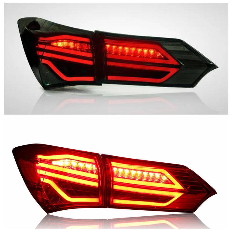 

VLAND factory for car tail light For COROLLA LED New Design taillight 2014 2019 with turn signal+reverse light+DRL+brake light