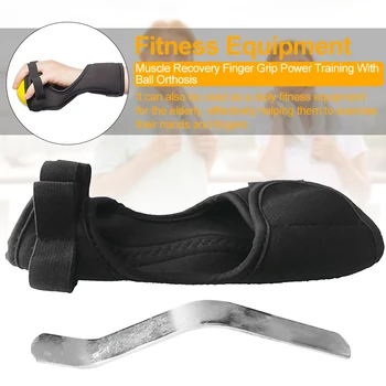 

Finger Grip Ball Fitness Equipment Elastic Wristband Rehabilitation Splint Power Training Anti Spasticity Hand Strength Orthosis