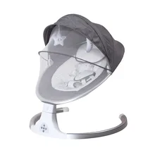 Детское кресло-качалка стиль Смарт Bluetooth электрическая колыбель кровать с музыкой качели новорожденный шейкер