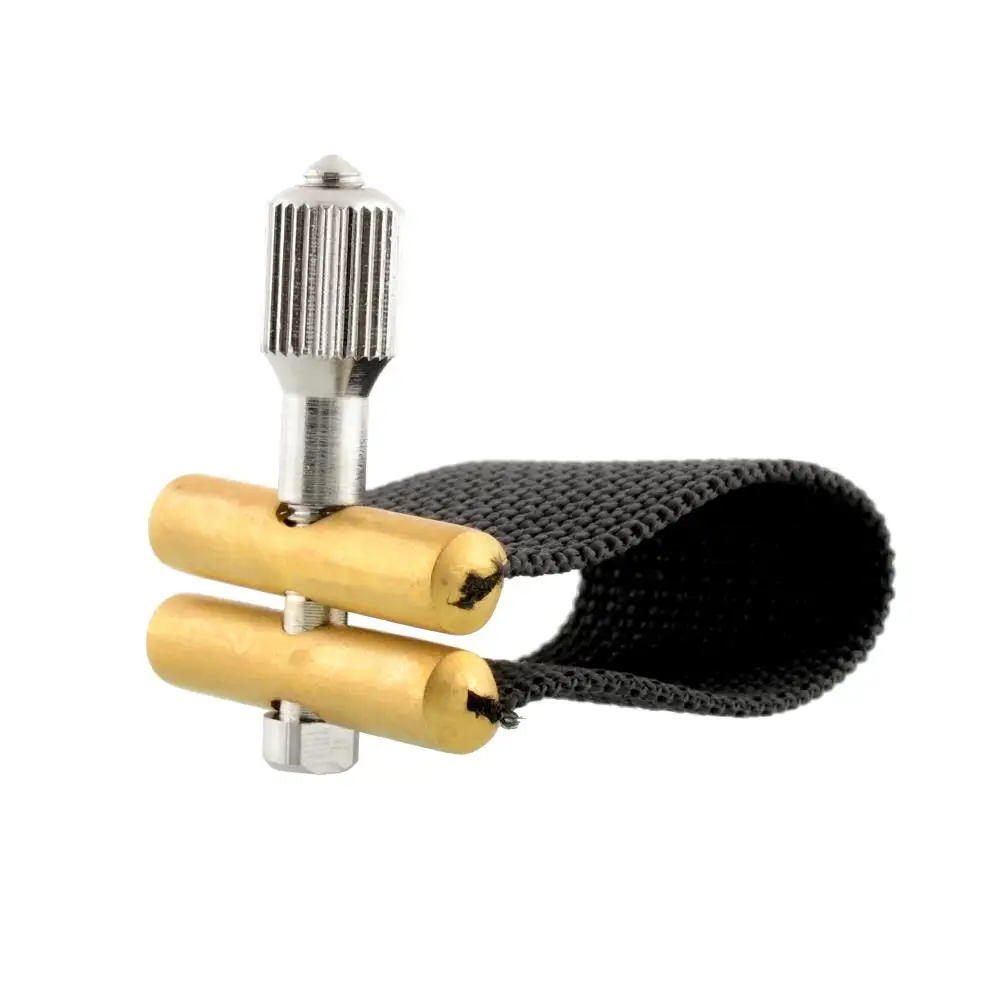 

Fabric Ligature Mouthpiece w/Fattener For Alto Tenor Saxophone Portable
