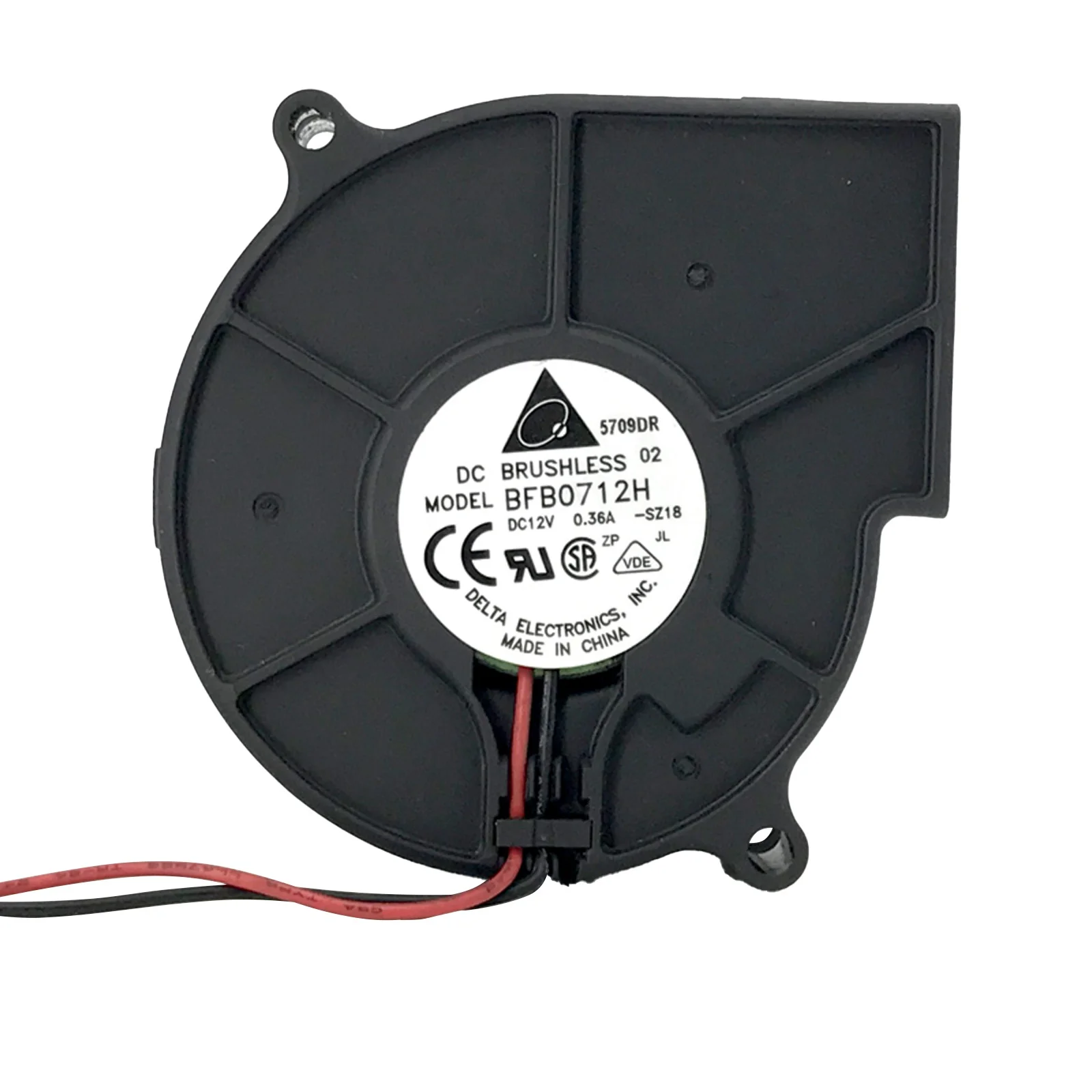 Чехол для компьютера с 2 контактами и линиями Delta BFB0712H 7530 DC 12V 0.36a | Инструменты